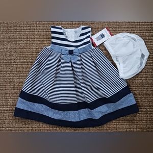 Bonnie Jean Baby Exclusive Nautical Dress Size 18M